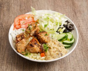 Chicken Souvlaki Plate