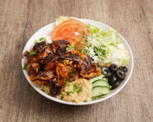 Chicken & Beef Shawarma Plate