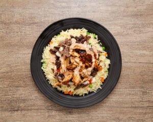 Chicken & Beef Mix On Rice